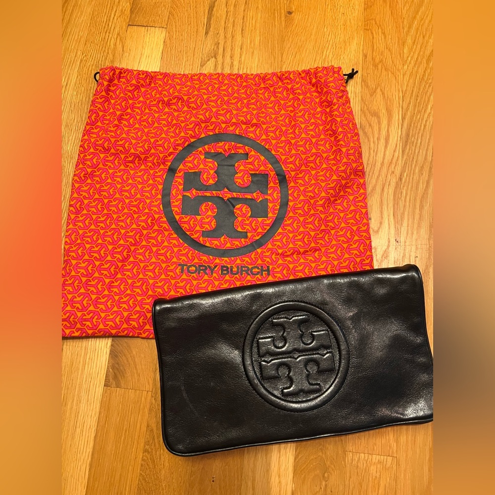 Tory Burch envelope clutch with strap